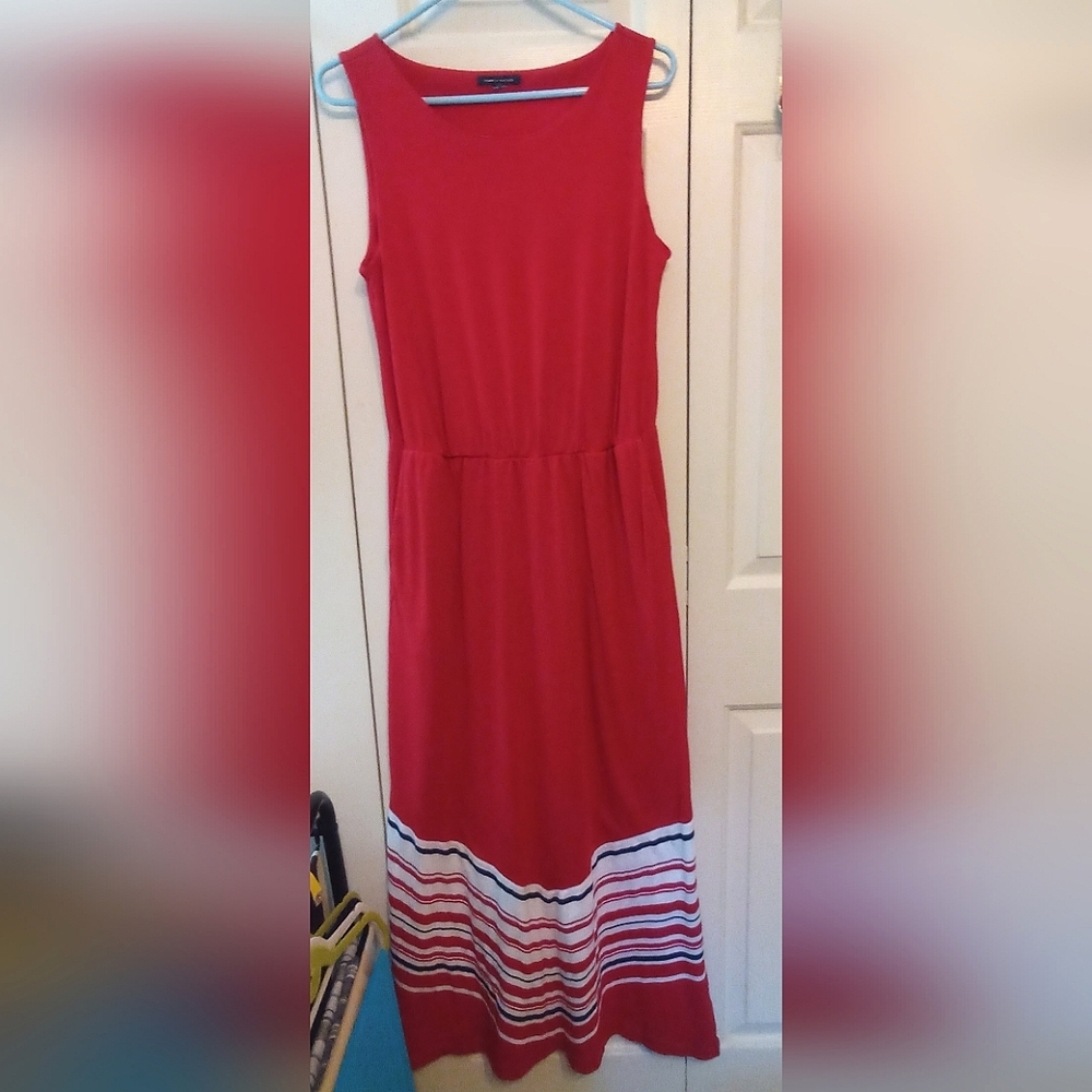 Tommy Hilfiger sporty maxi dress w/pockets, *Large